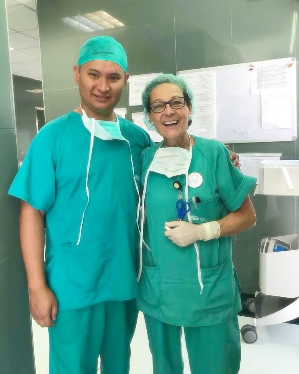 Clinical team in the operating room