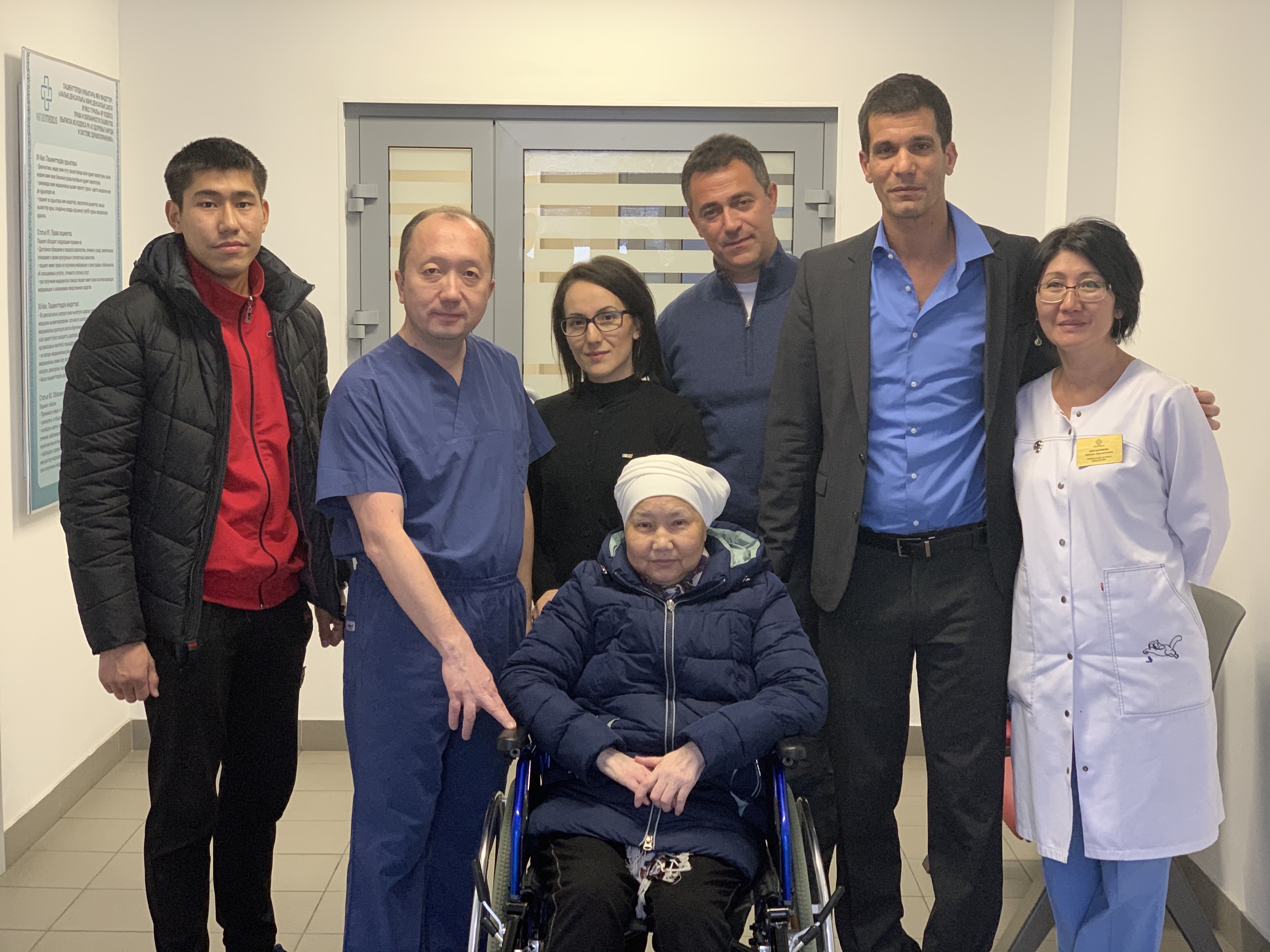 Care team and patient
